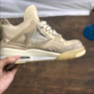 Nike Air Jordan 4 Retro Beige Sneakers